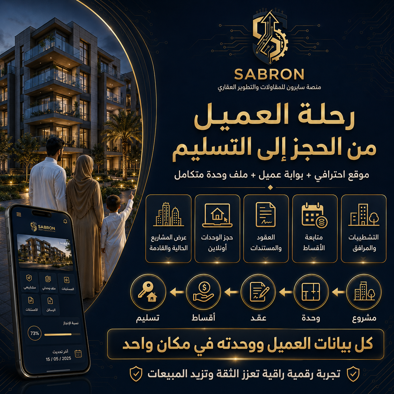 بوابة العميل وكشف الحساب