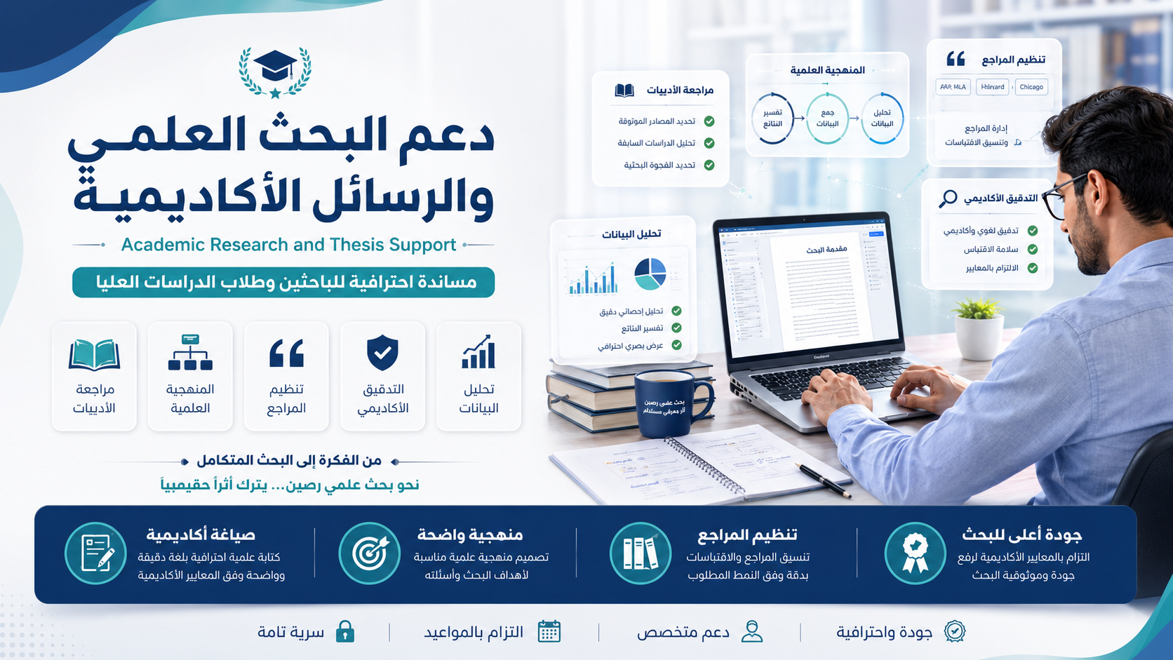 دعم البحث العلمي والرسائل الأكاديمية